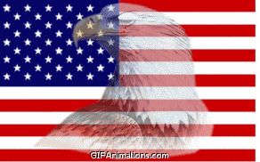 animated american flag waving